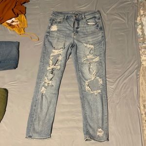 American Eagle ripped jeans